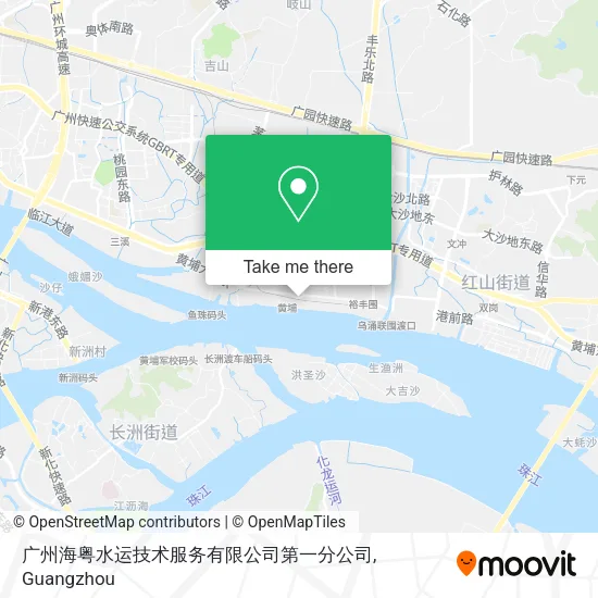 广州海粤水运技术服务有限公司第一分公司 map