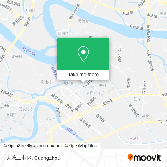 大塘工业区 map