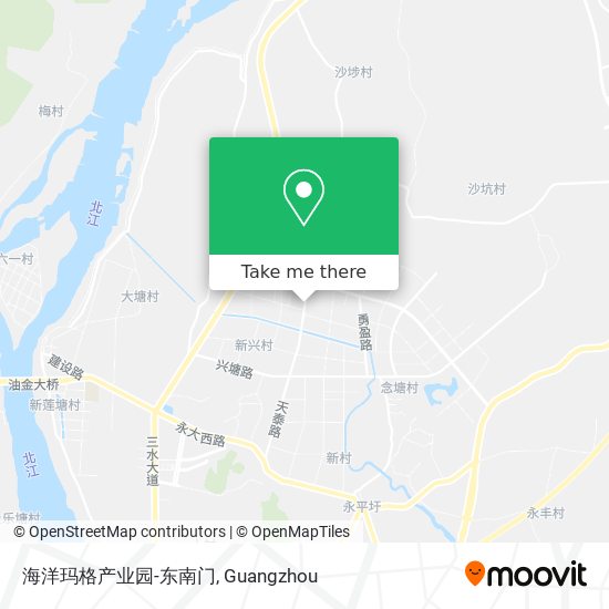 海洋玛格产业园-东南门 map
