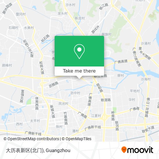 大历表新区(北门) map