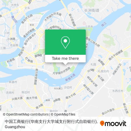 中国工商银行(华南支行大学城支行附行式自助银行) map