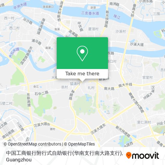 中国工商银行附行式自助银行(华南支行南大路支行) map