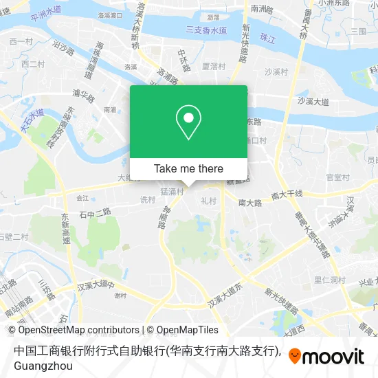 中国工商银行附行式自助银行(华南支行南大路支行) map