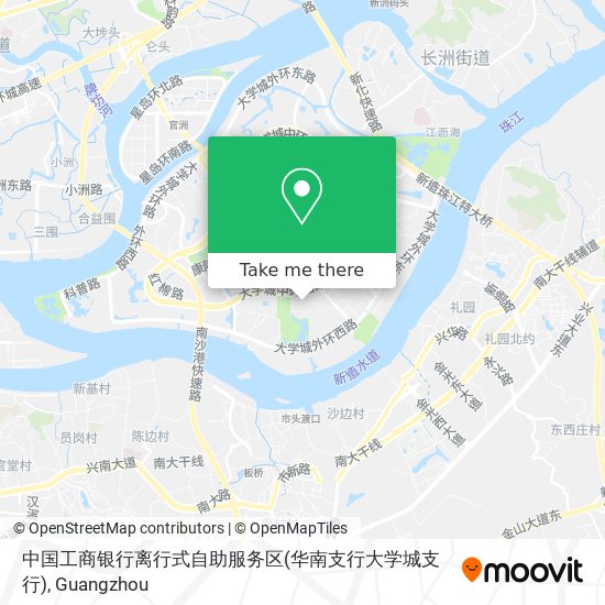 中国工商银行离行式自助服务区(华南支行大学城支行) map