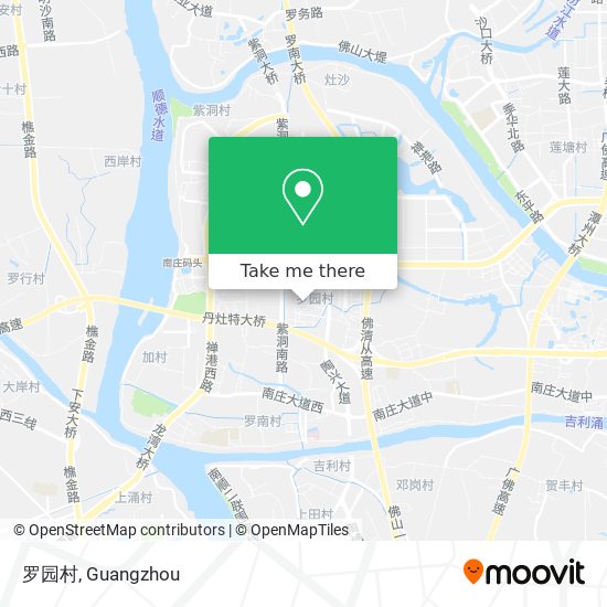 罗园村 map
