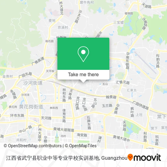江西省武宁县职业中等专业学校实训基地 map