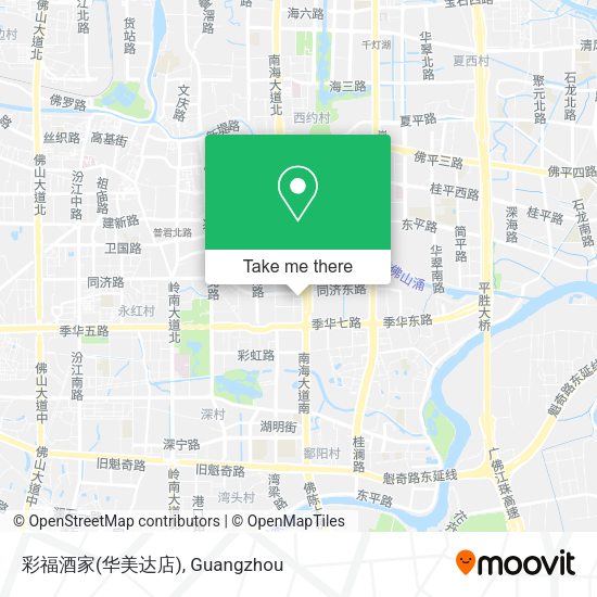 彩福酒家(华美达店) map