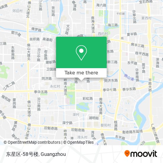 东星区-58号楼 map