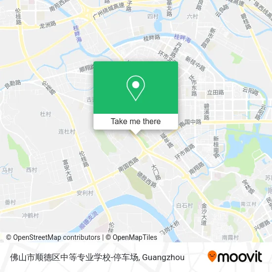 佛山市顺德区中等专业学校-停车场 map