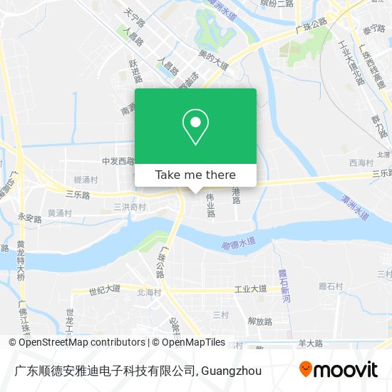 广东顺德安雅迪电子科技有限公司 map