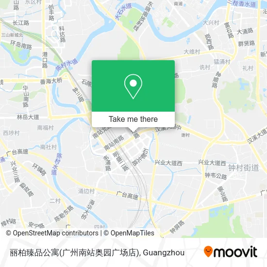 丽柏臻品公寓(广州南站奥园广场店) map