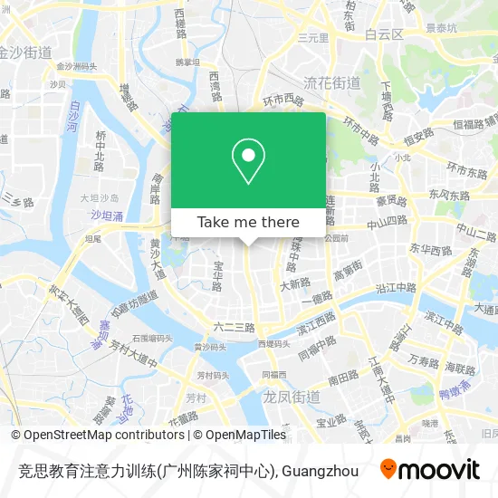竞思教育注意力训练(广州陈家祠中心) map