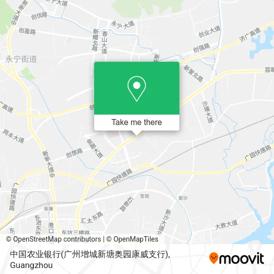 中国农业银行(广州增城新塘奥园康威支行) map