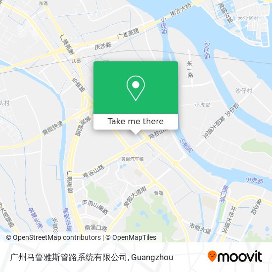 广州马鲁雅斯管路系统有限公司 map