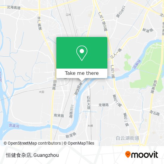 恒健食杂店 map