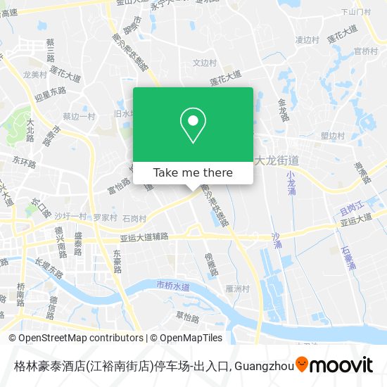 格林豪泰酒店(江裕南街店)停车场-出入口 map