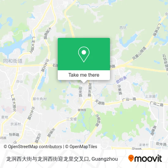龙洞西大街与龙洞西街迎龙里交叉口 map