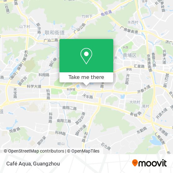 Café Aqua map