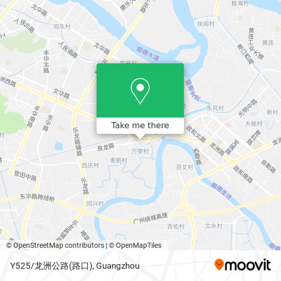 Y525/龙洲公路(路口) map