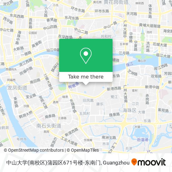 中山大学(南校区)蒲园区671号楼-东南门 map