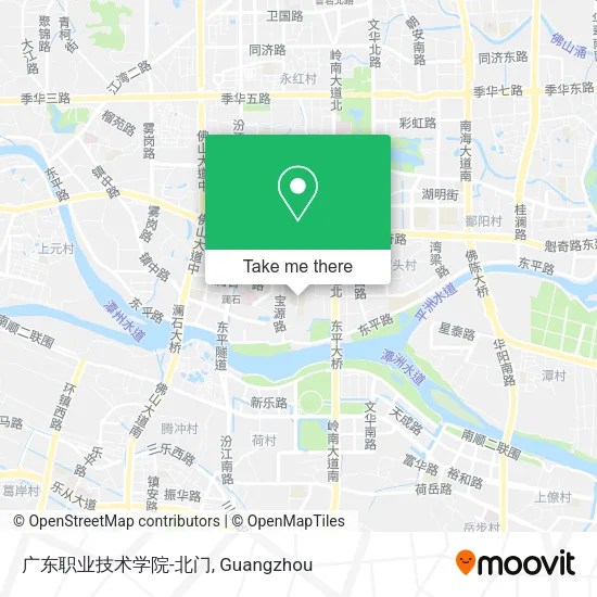 广东职业技术学院-北门 map
