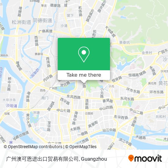 广州澳可恩进出口贸易有限公司 map