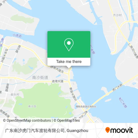 广东南沙虎门汽车渡轮有限公司 map