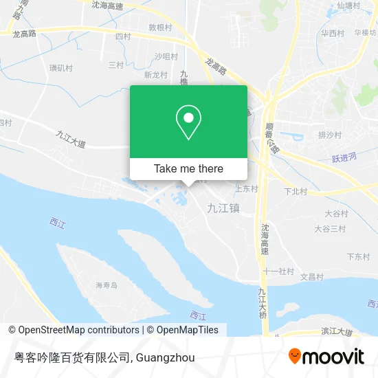 粤客吟隆百货有限公司 map