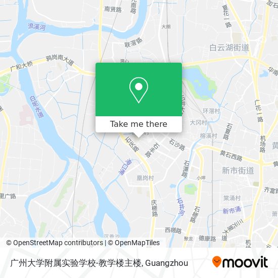 广州大学附属实验学校-教学楼主楼 map