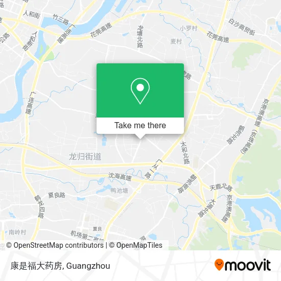 康是福大药房 map