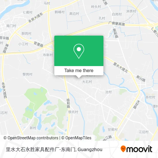里水大石永胜家具配件厂-东南门 map