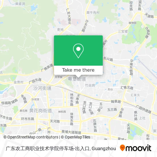 广东农工商职业技术学院停车场-出入口 map