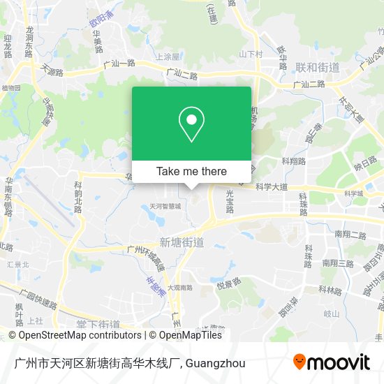 广州市天河区新塘街高华木线厂 map