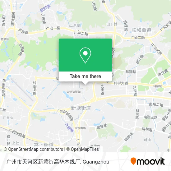 广州市天河区新塘街高华木线厂 map