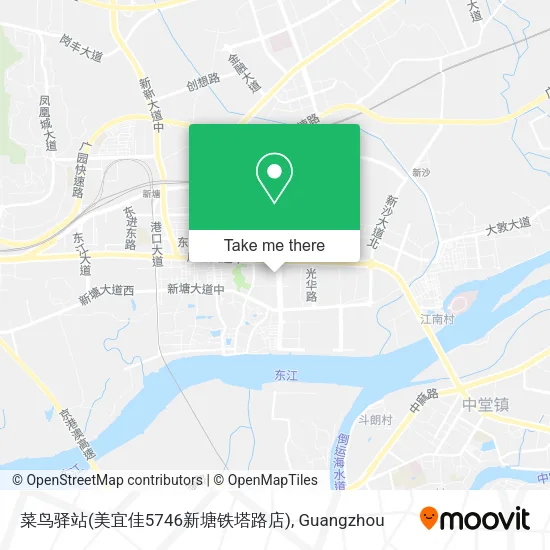 菜鸟驿站(美宜佳5746新塘铁塔路店) map