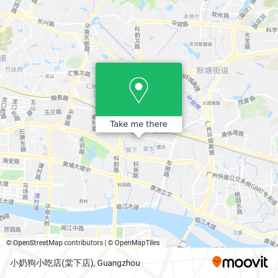 小奶狗小吃店(棠下店) map