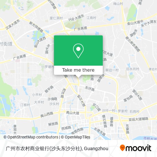 广州市农村商业银行(沙头东沙分社) map