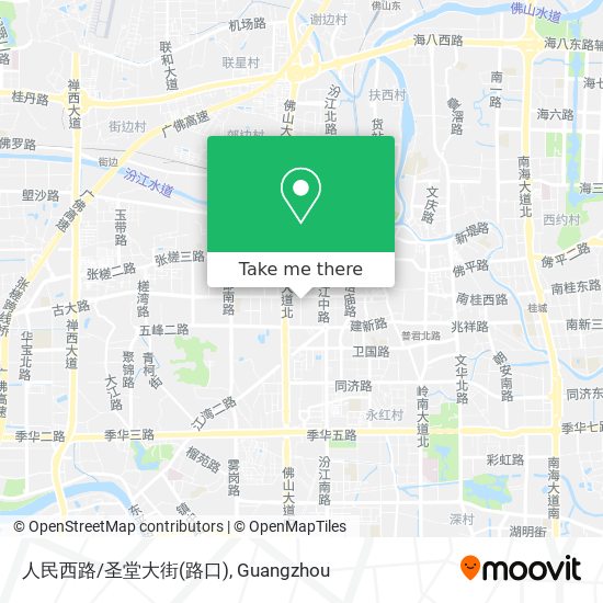 人民西路/圣堂大街(路口) map