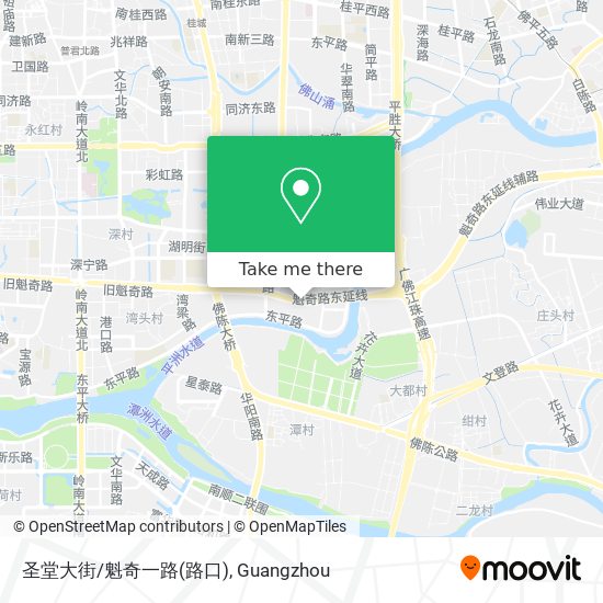 圣堂大街/魁奇一路(路口) map
