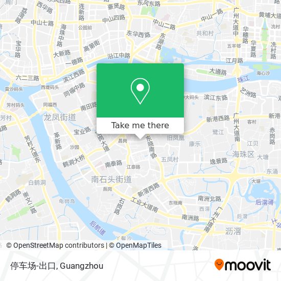 停车场-出口 map
