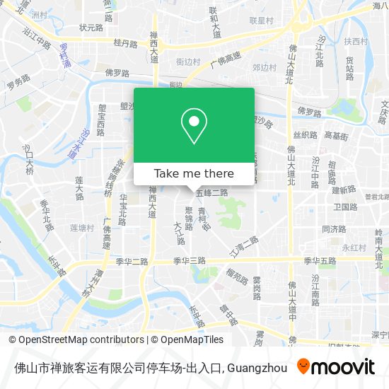 佛山市禅旅客运有限公司停车场-出入口 map