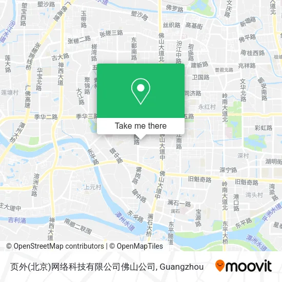 页外(北京)网络科技有限公司佛山公司 map