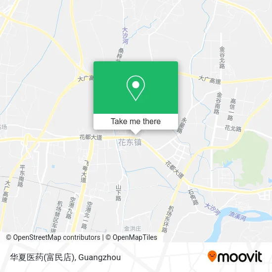 华夏医药(富民店) map