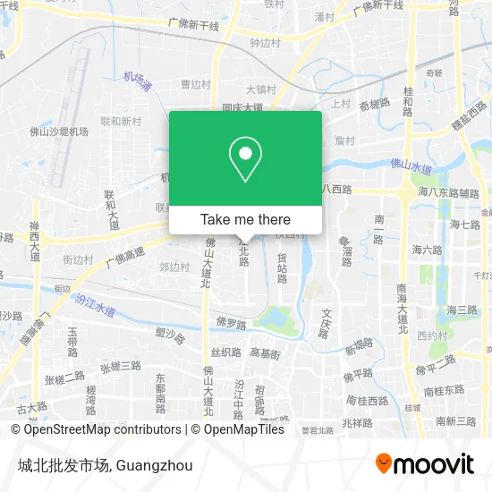 城北批发市场 map