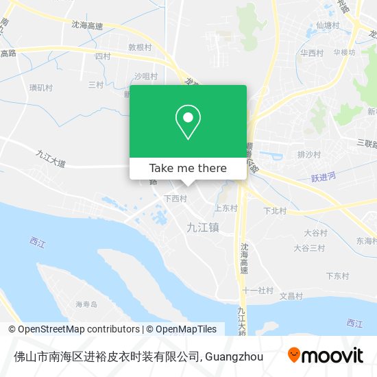 佛山市南海区进裕皮衣时装有限公司 map