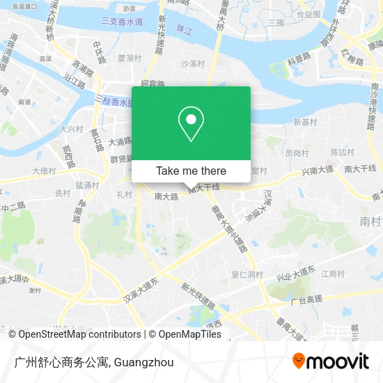 广州舒心商务公寓 map