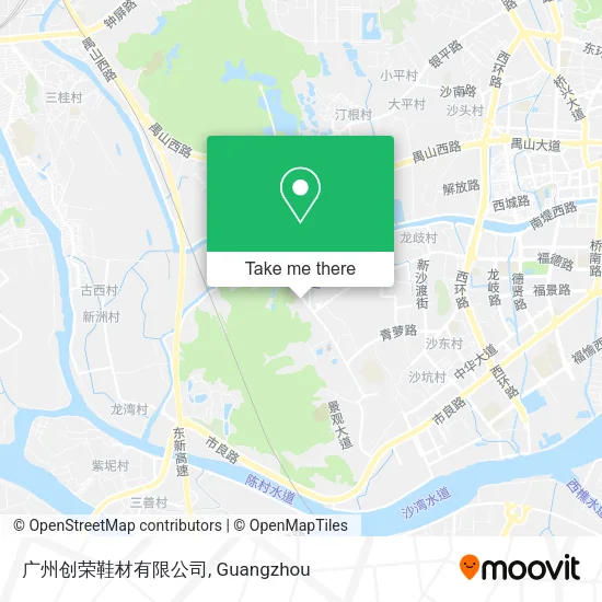 广州创荣鞋材有限公司 map