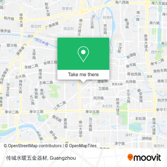 传城水暖五金器材 map