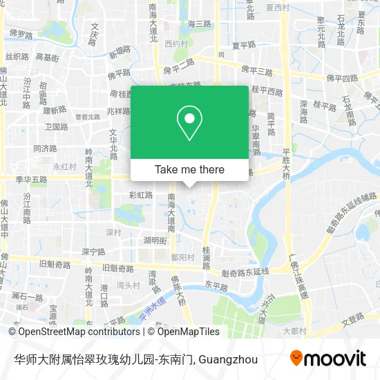华师大附属怡翠玫瑰幼儿园-东南门 map