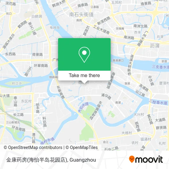 金康药房(海怡半岛花园店) map